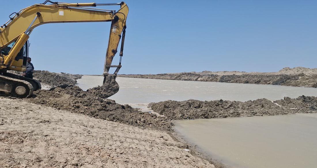 کانال آبرسان مجتمع پرورش میگو گمیشان بهره‌برداری شد